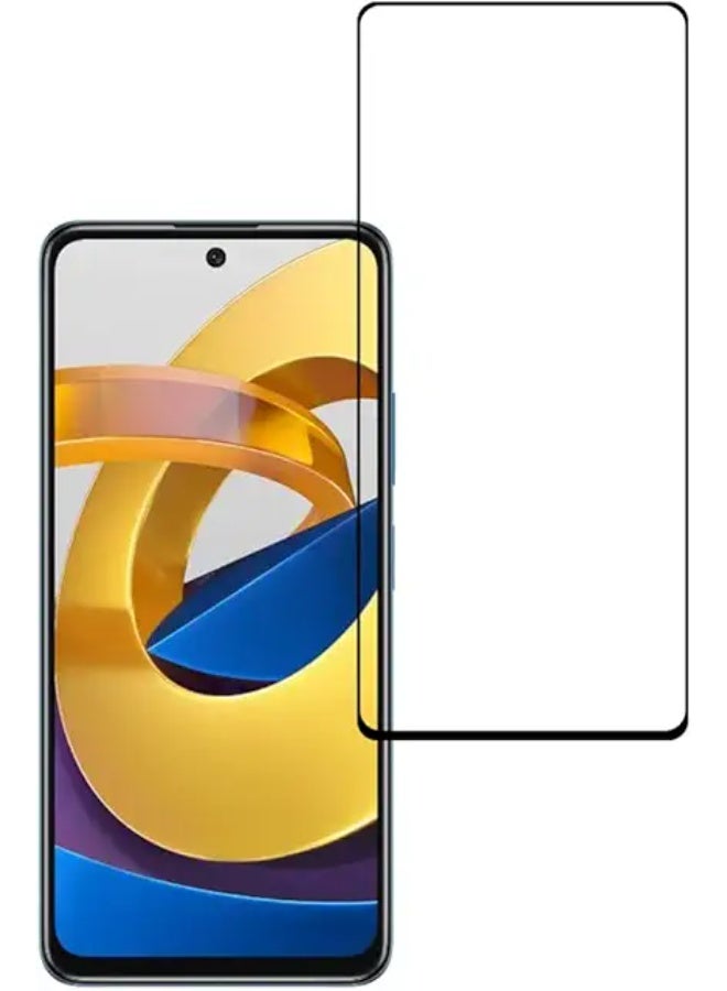 Screen Protector For Xiaomi Poco M4 Pro 5G , 5D  Tempered Glass Protector 9H Hardness, Bubble Free, HD Clear Xiaomi Poco M4 Pro 5G Screen Protector